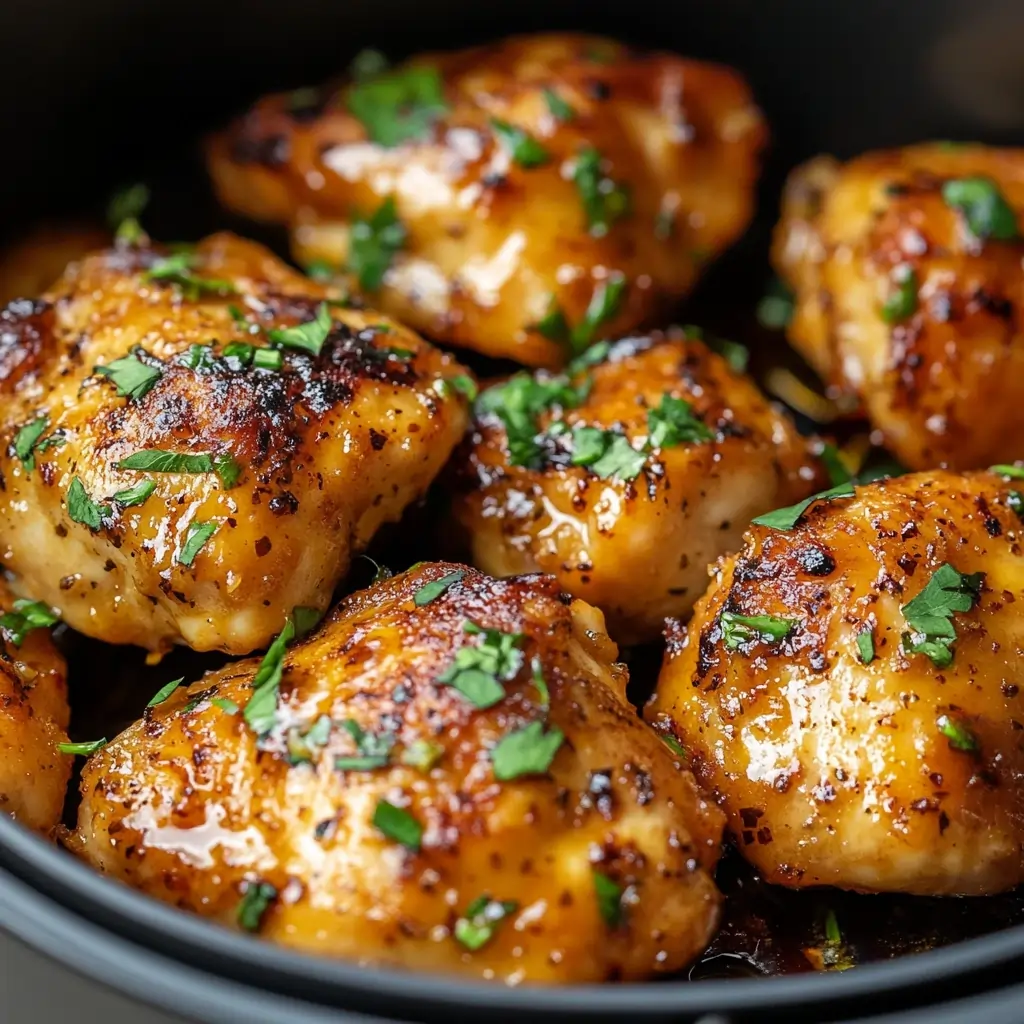 Air Fryer Honey Garlic Chicken: Easy & Healthy Recipe 2 Air Fryer Honey Garlic Chicken Easy