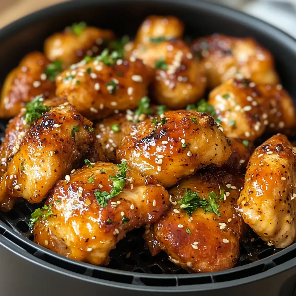 Air Fryer Honey Garlic Chicken: Easy & Healthy Recipe 4 Air Fryer Honey Garlic Chicken Easy & Healthy Recipe