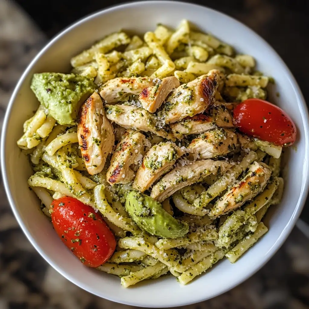 Avocado Pasta with Chicken Recipe for Healthy Eating 2 Avocado pasta with chicken,v6
