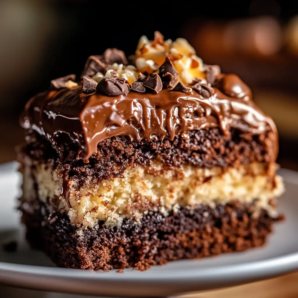 German Chocolate Poke Cake: Easy Recipe for Chocolate Lovers 3 German chocolate poke cake