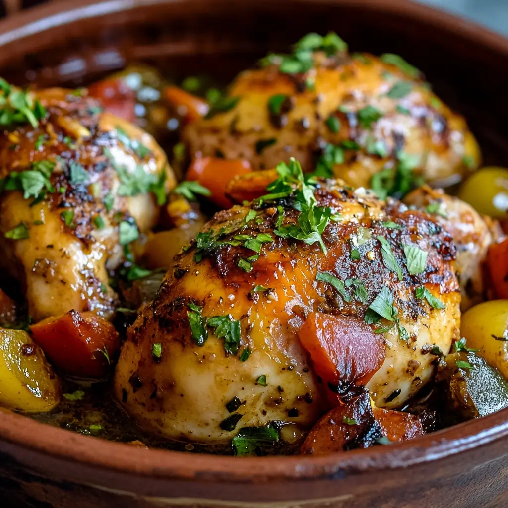 Moroccan Baked Chicken Recipe: Easy & Flavorful Dish 6 Moroccan baked chicken