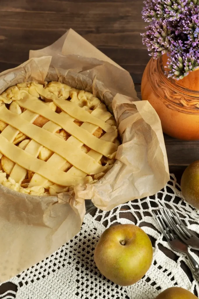 Strawberry Pie preparation