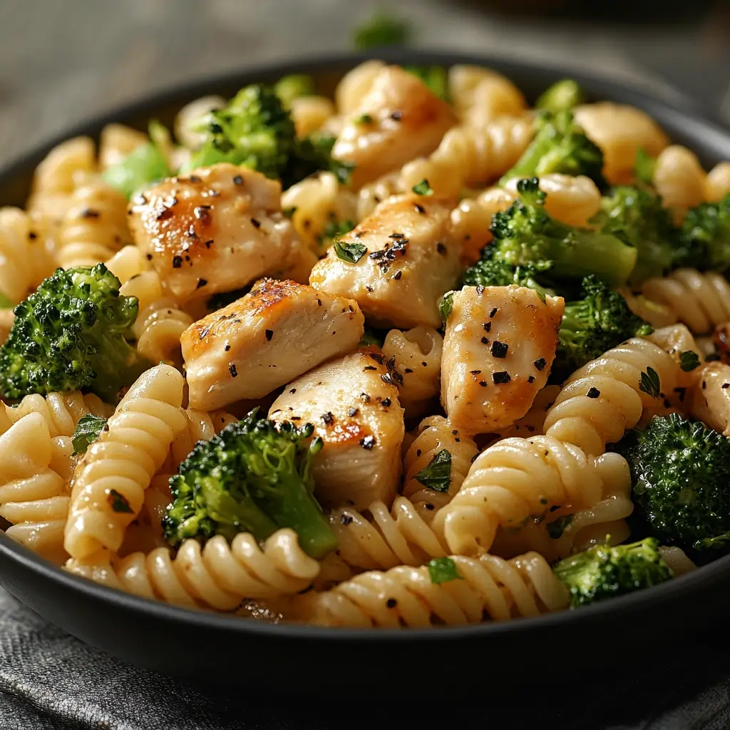 Delicious Pasta Salad with Chicken and Broccoli Recipe 2 Pasta salad with chicken and broccoli