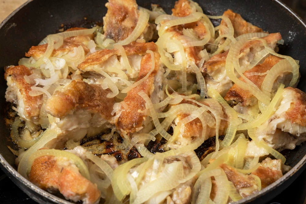 Delicious Cheesy Chicken Sloppy Joe Recipe for a Family Feast 3 Watch the cheesy chicken mixture come together in the skillet, blending flavors for a mouthwatering sloppy joe experience. Perfect for serving on buns!