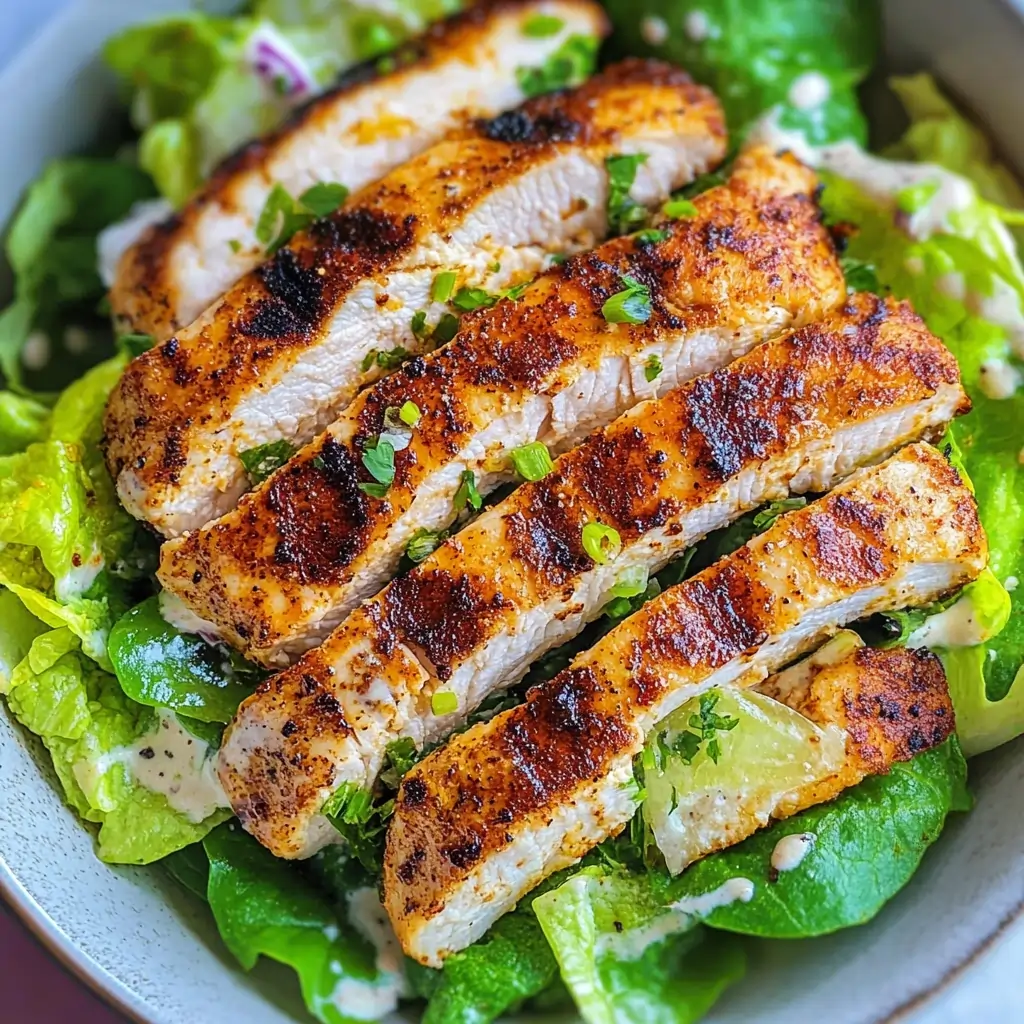 Delicious Blackened Chicken Caesar Salad Recipe & Tips 2 blackened chicken caesar salad
