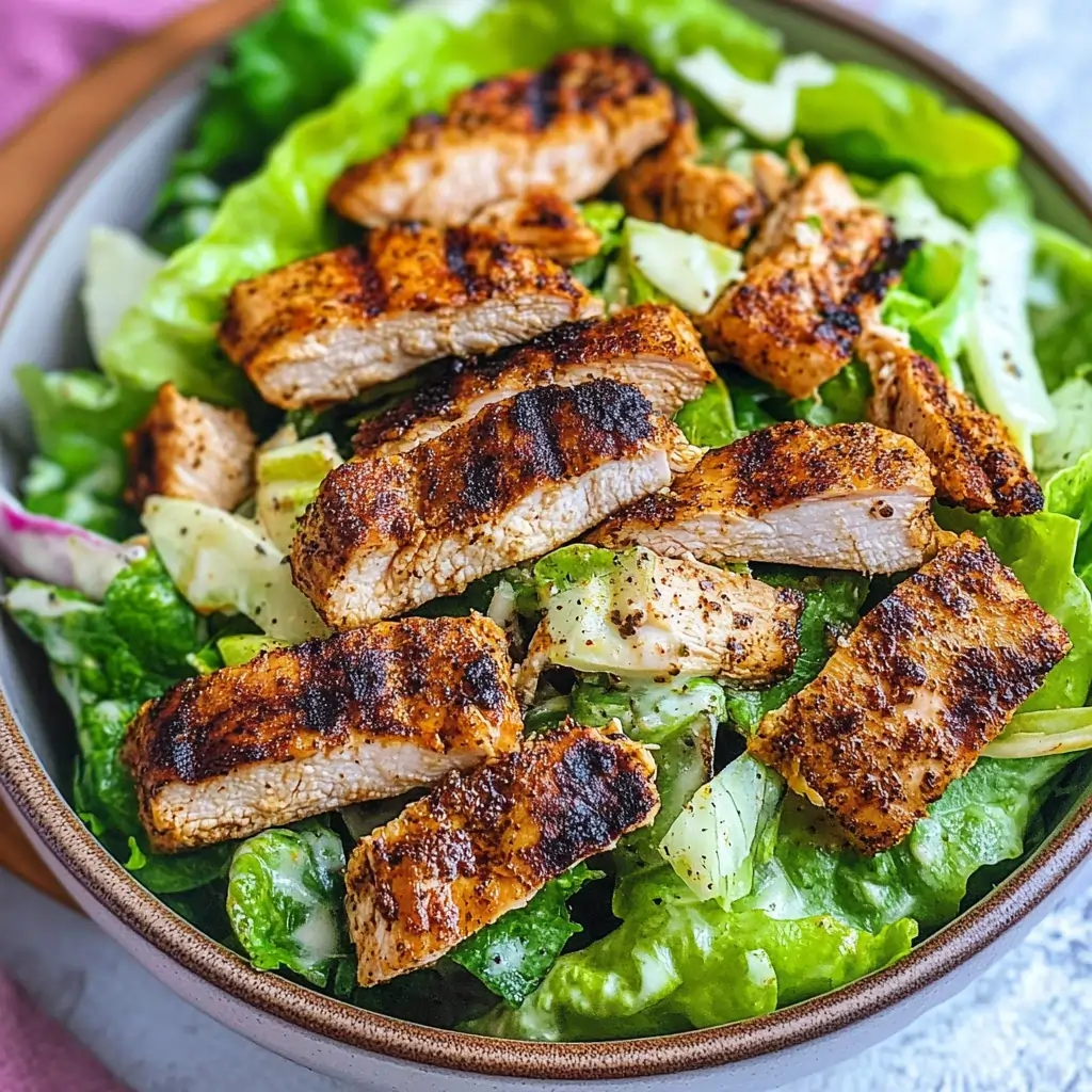 Delicious Blackened Chicken Caesar Salad Recipe & Tips 5 blackened chicken caesar salad