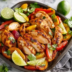 Sheet Pan Chicken Fajitas